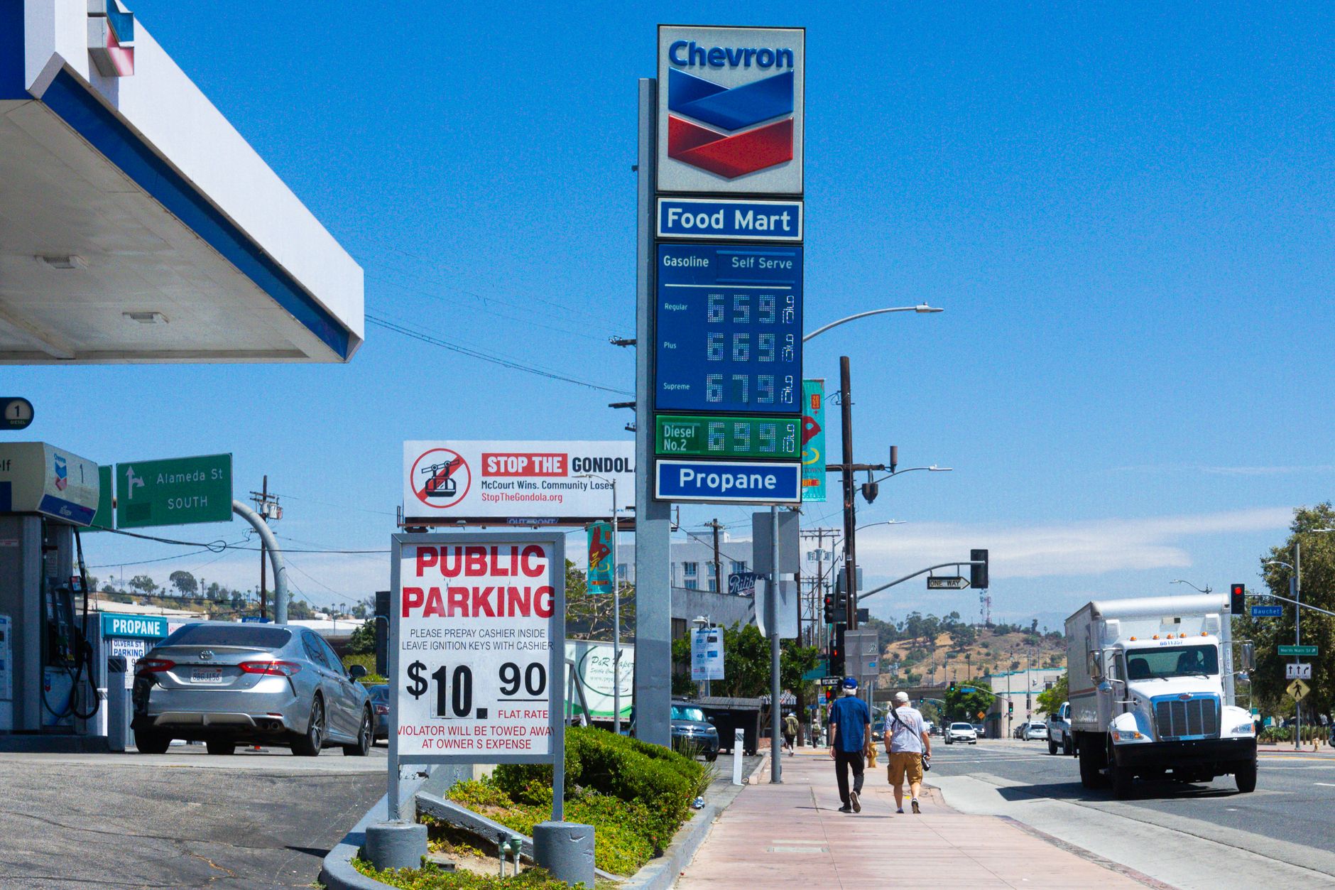 gas prices California